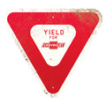 Aluminum Chevrolet Thick Sign Yield