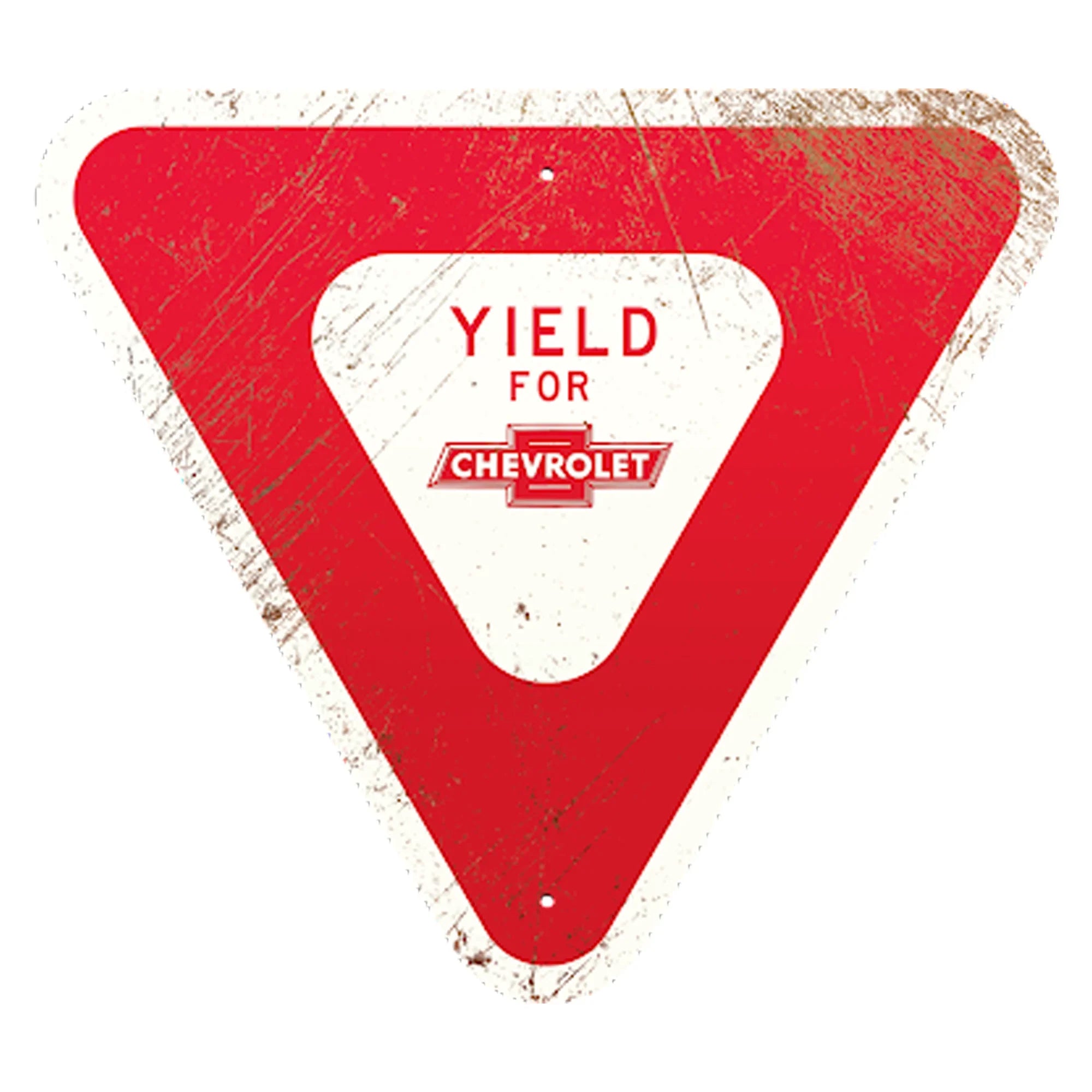Aluminum Chevrolet Thick Sign Yield