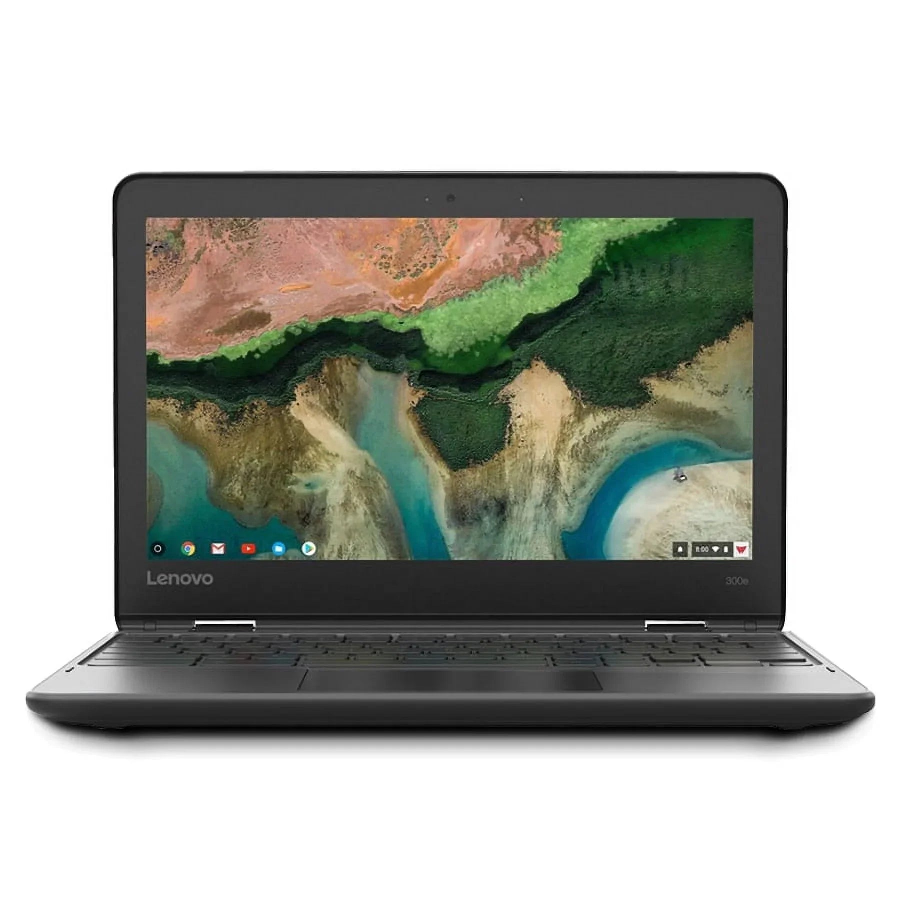 4GB Touchscreen Pre-Owned Chromebook LCD 1- 2 Good) Model Chrome 11.6" Flash 300e OS M8173C 2.1GHz MediaTek LPDDR3 (Refurbished: Quad-core in 81H00000US Memory 32GB