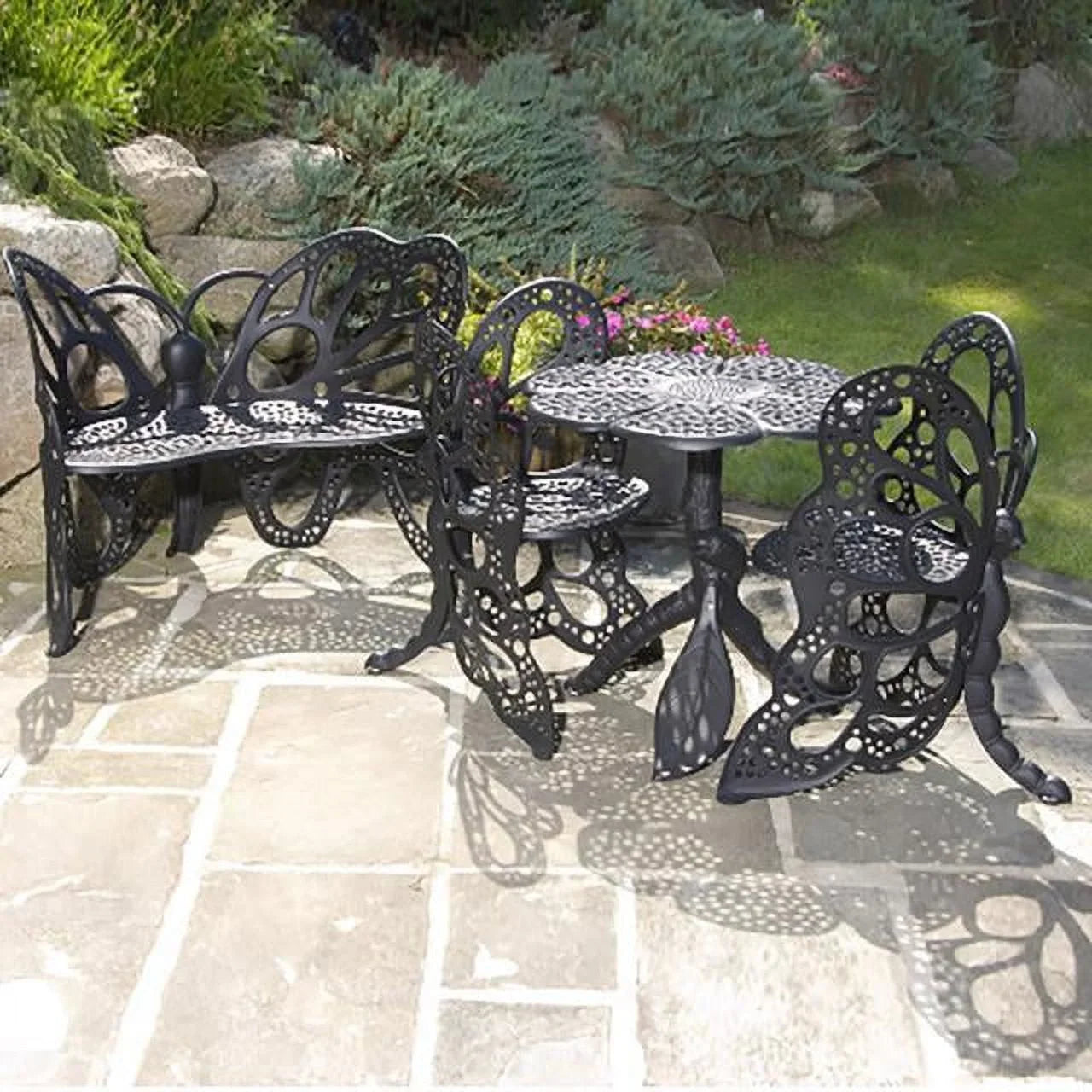 Deluxe FlowerHouse Butterfly - Set Black Garden