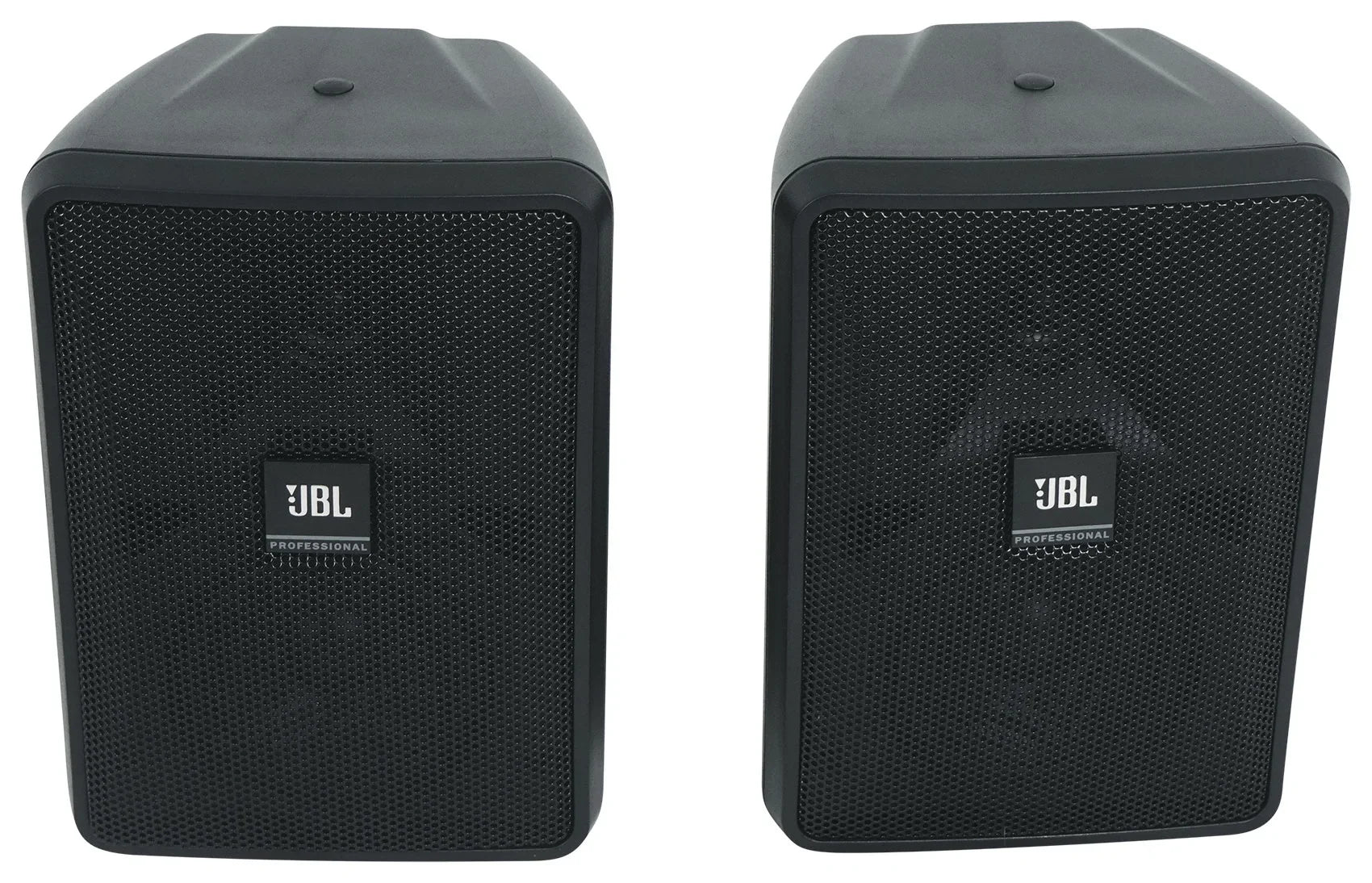 23-1 + (8) Indoor/exterior Commercial JBL Speakers Amp Black Wall 3" 70v Control
