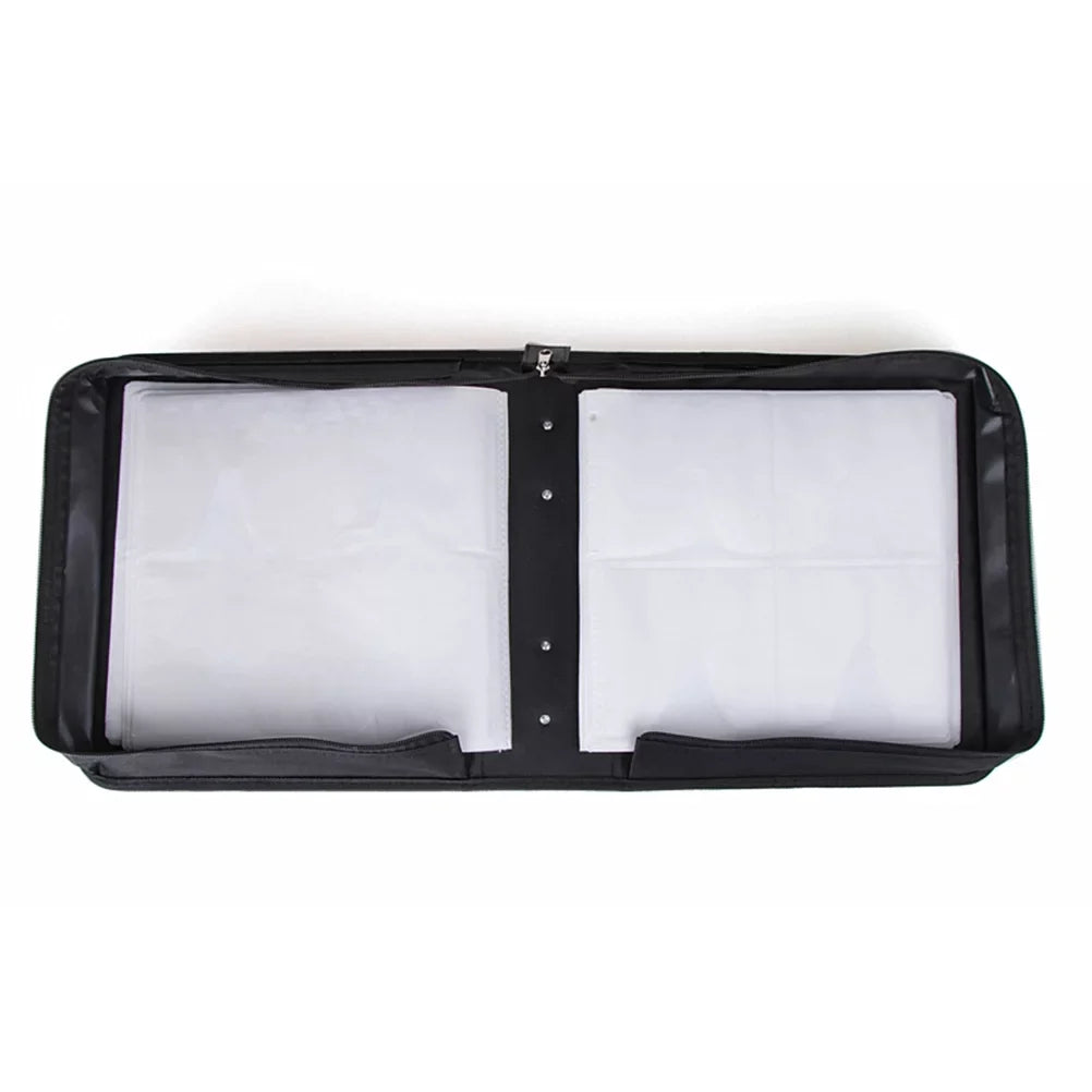 Storage 400 Wallet Binder Carrying Large NUOLUX Portable Holder Pack Organizer Cases Cd 100 Disc Case