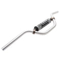 7/8" Mini Tusk Handlebar Aluminum LX2 YZ LEM Bend for T-10 1997-2000 Silver