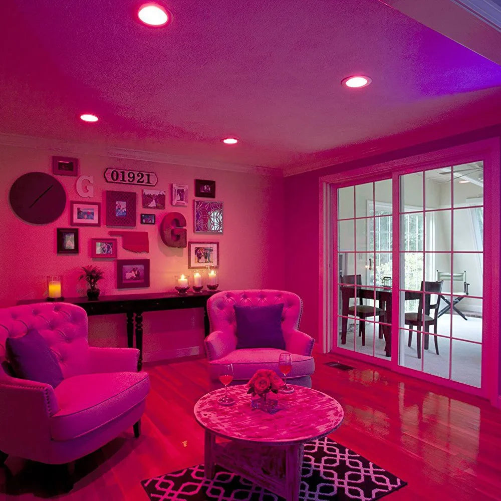 Light CRI Full Equivalent LED ZigBee BR30 SMART+ Sylvania Color 2-count High 65W Bulb,