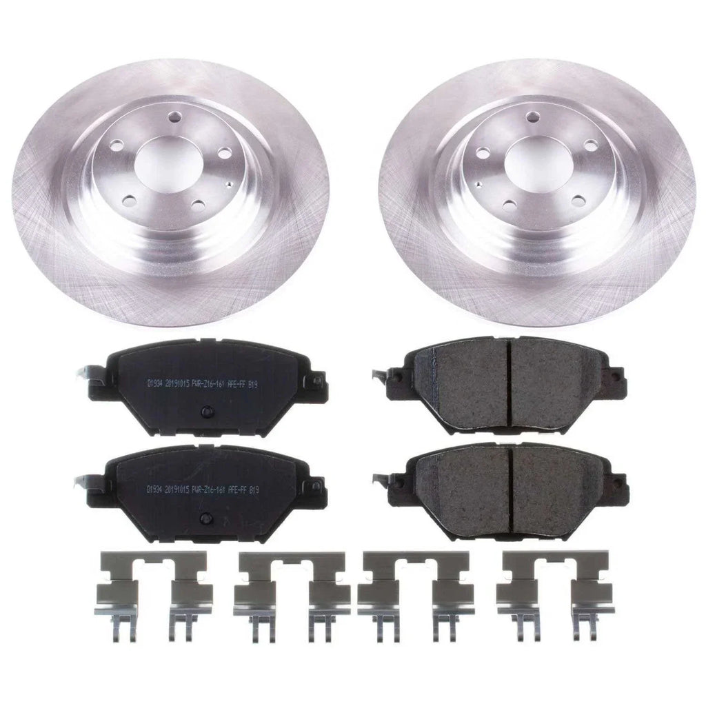 Kit 2018 Fits Rear Mazda Pad Replacement KOE7742 CX-9 Stop Power Brake and Stock Rotor