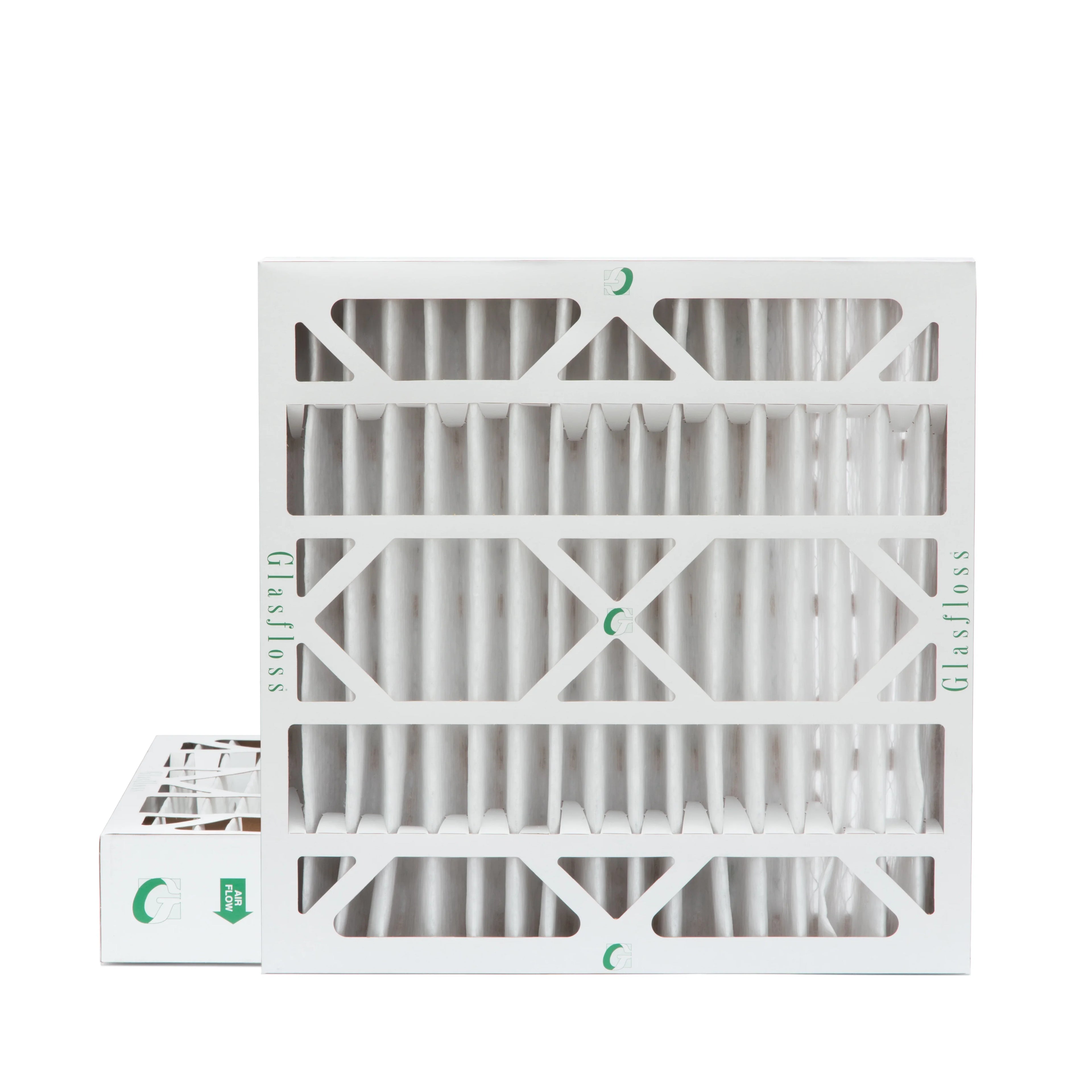 Pleated x Air 4" Inch 3-3/4 20x20x4 Actual MERV by Glasfloss. 19-1/2 Pack dimension: 19-1/2 x 2 of Filters 10