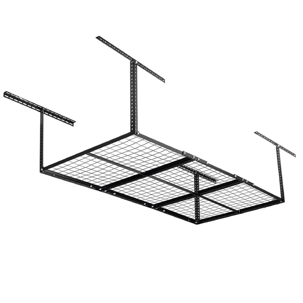 Capacity, 6' Overhead Mount Adjustable for Loading 20" 500 Organization 3' x with Garage Metal Wire Storage LB Bins Storage Ceiling Rack, Height, Titan System, 41" Attachments to Equipment Grid Bikes
