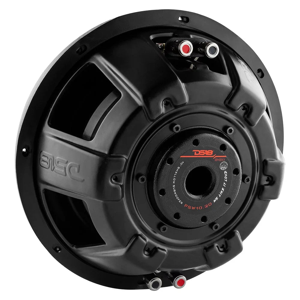 Shallow Resistant 10" liquid Subwoofer Ohm 2 DS18 Watts PSW10.2D DVC 1000