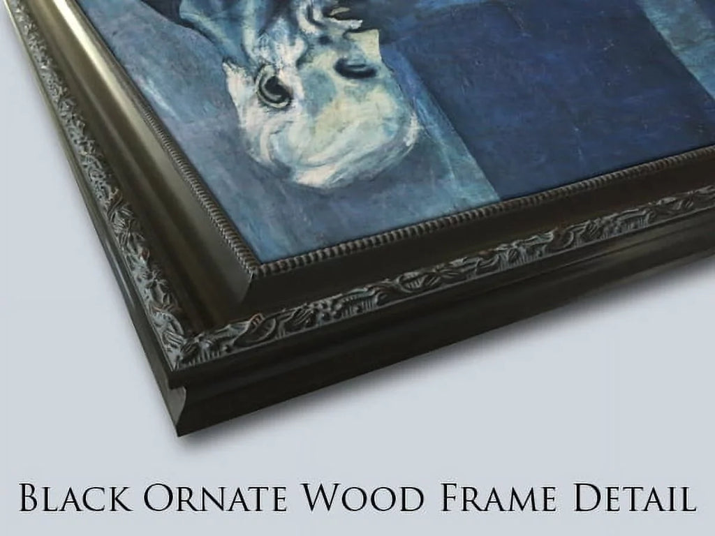 Black Art 2x Idaho Matted Mountain Territory' 'A Ornate Print 18x24 Rocky Framed Peak, Thomas Moran