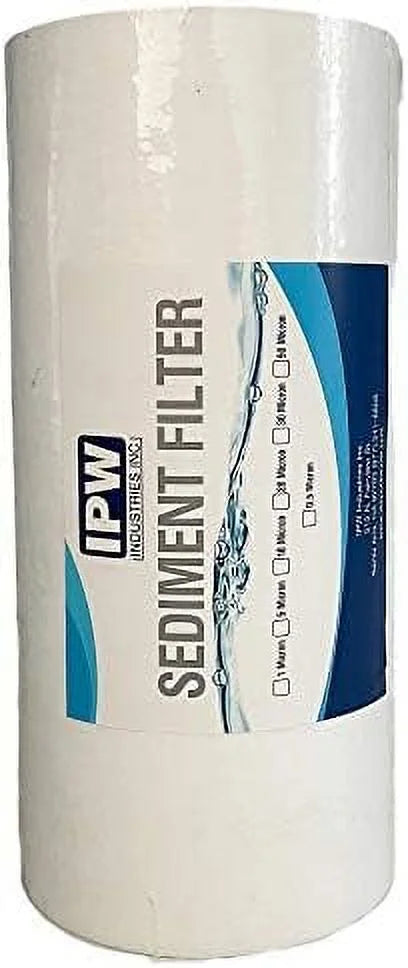 Systems Other And - Sediment Whole liquid Pack - Of Micron X Compatible 45" Filters) Flow With Sediment Filter 20 (6 Filter House Filter Filtration Full Pelican 10"