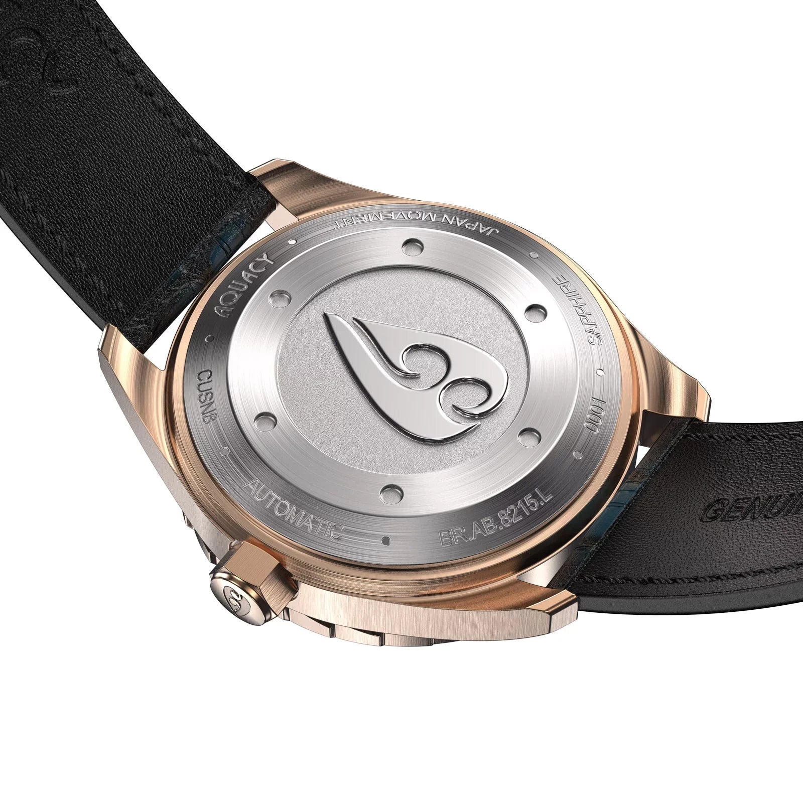 Power Diver BR.AB.8215.L 40 Wrist Automatic Bronze - Approx Reserve Abalone Back CuSn8 liquid Swimming - Down Screw 200M Men - Aquacy Resistance Hours 316L Watches Dive Stainless For Case Watch