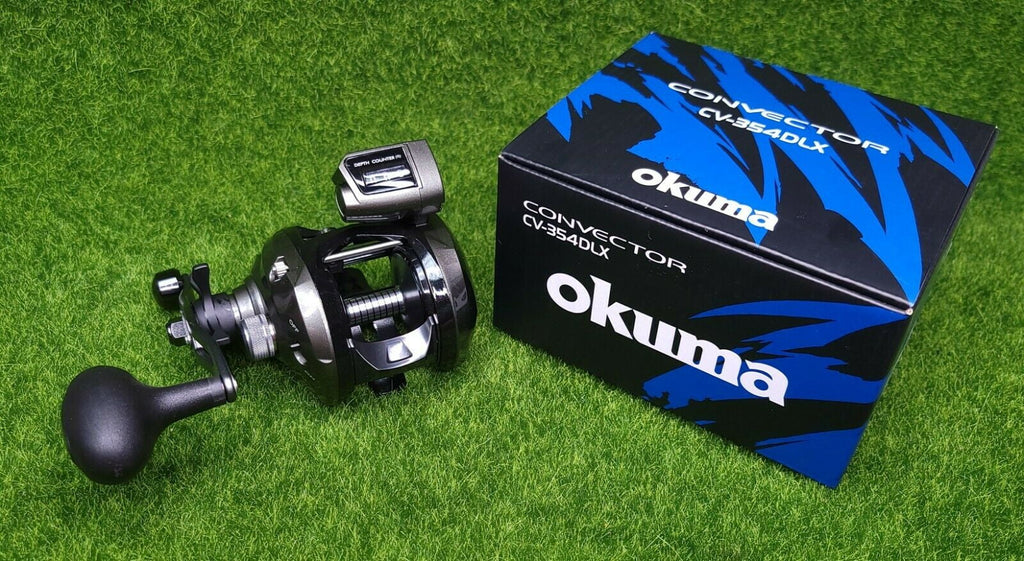Counter Profile Cv-354dlx Low Reel Left Hand Convector Line Okuma Fishing