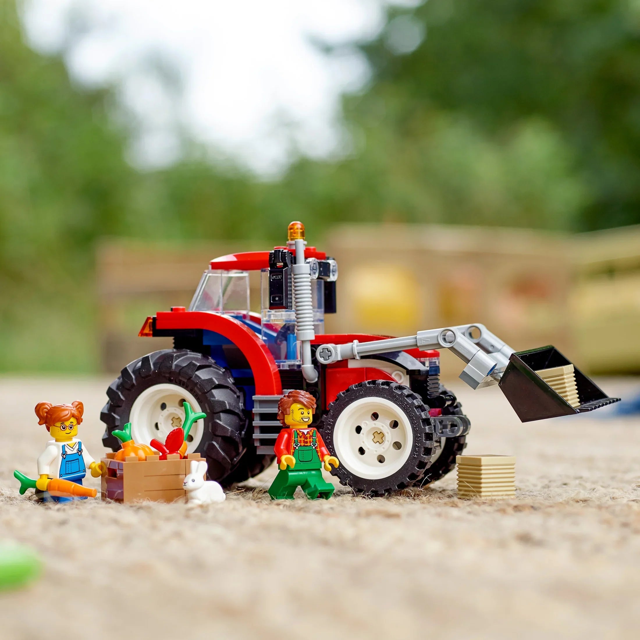 Scarecrow Digger Building Gift Girls Construction Great LEGO Sets Toy for Bonus Farm Plus Ages and Gift 2in1 up, and 5 Pack, City Tractor 66772 Boys Garden Set, Big and Wheel &