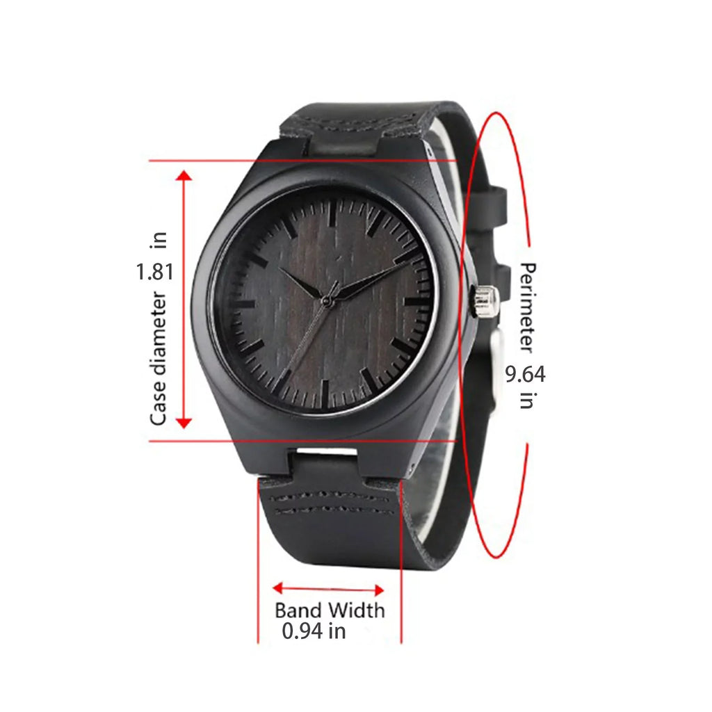 Gw-m5610-1bjf for Quartz Date Wooden Men's Name ZiSUGP Watch Display Custom Wood Men Wristwatch Gift