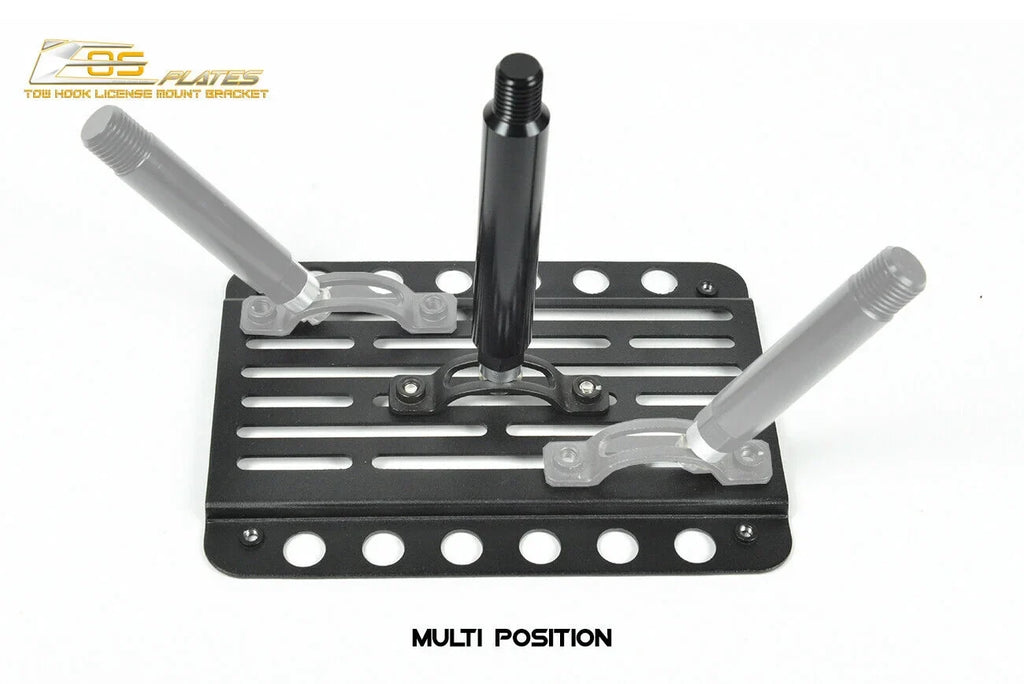Version Hook Mini Plate for Plate | 2014-Present Tow License Online Cooper Store EOS Extreme Replacement Mount 2 Tow-119-V2 Bracket Front Bumper Relocator