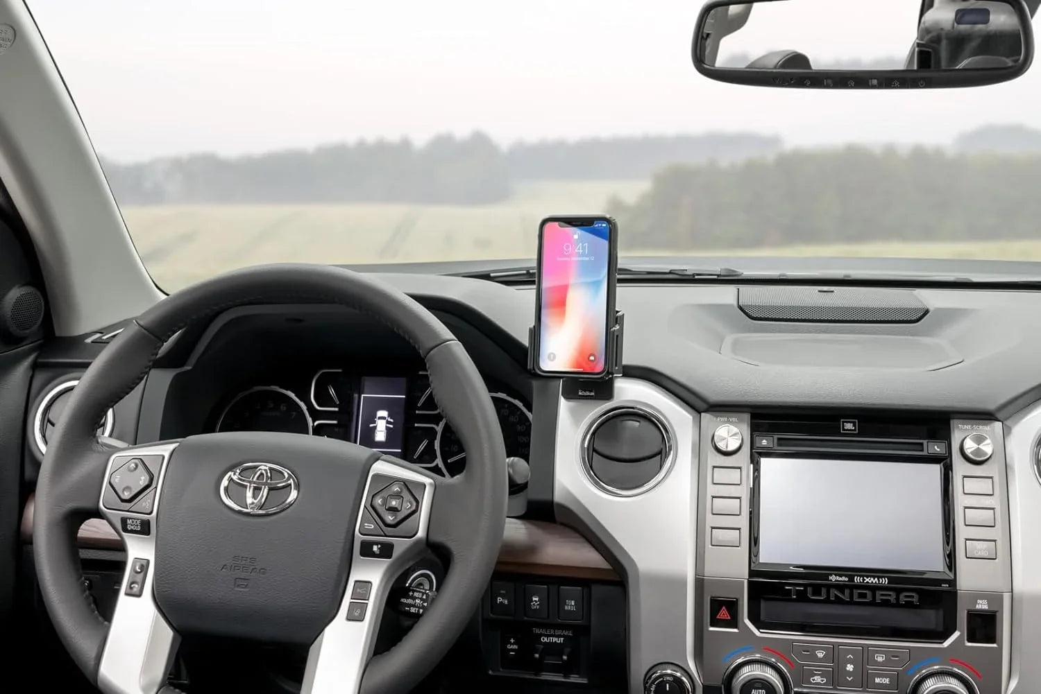 2014-2021 PC854957 Center Scosche Toyota Mount ProClip Trucks Compatible (Mounting with Only) Dash Tundra Base