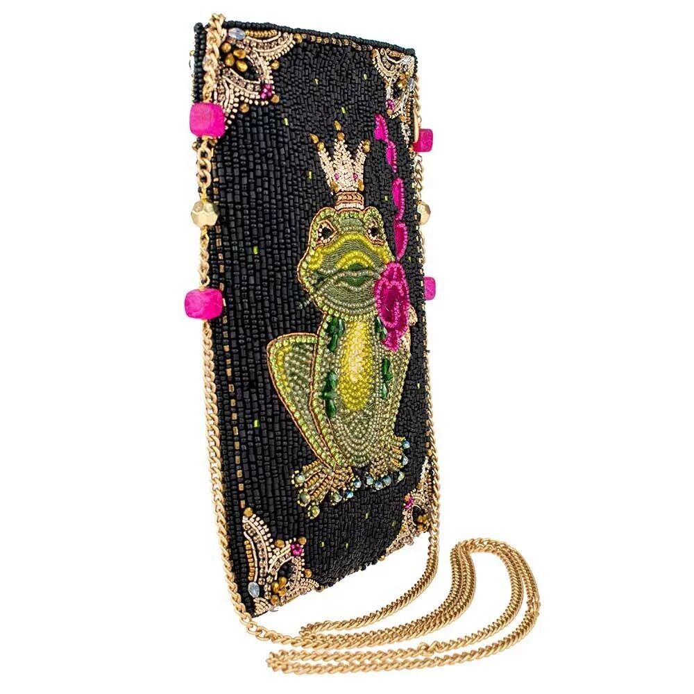 Beaded Crossbody Mary Phone Bag Handbag Multi Frog Prince Kiss Frances New Me