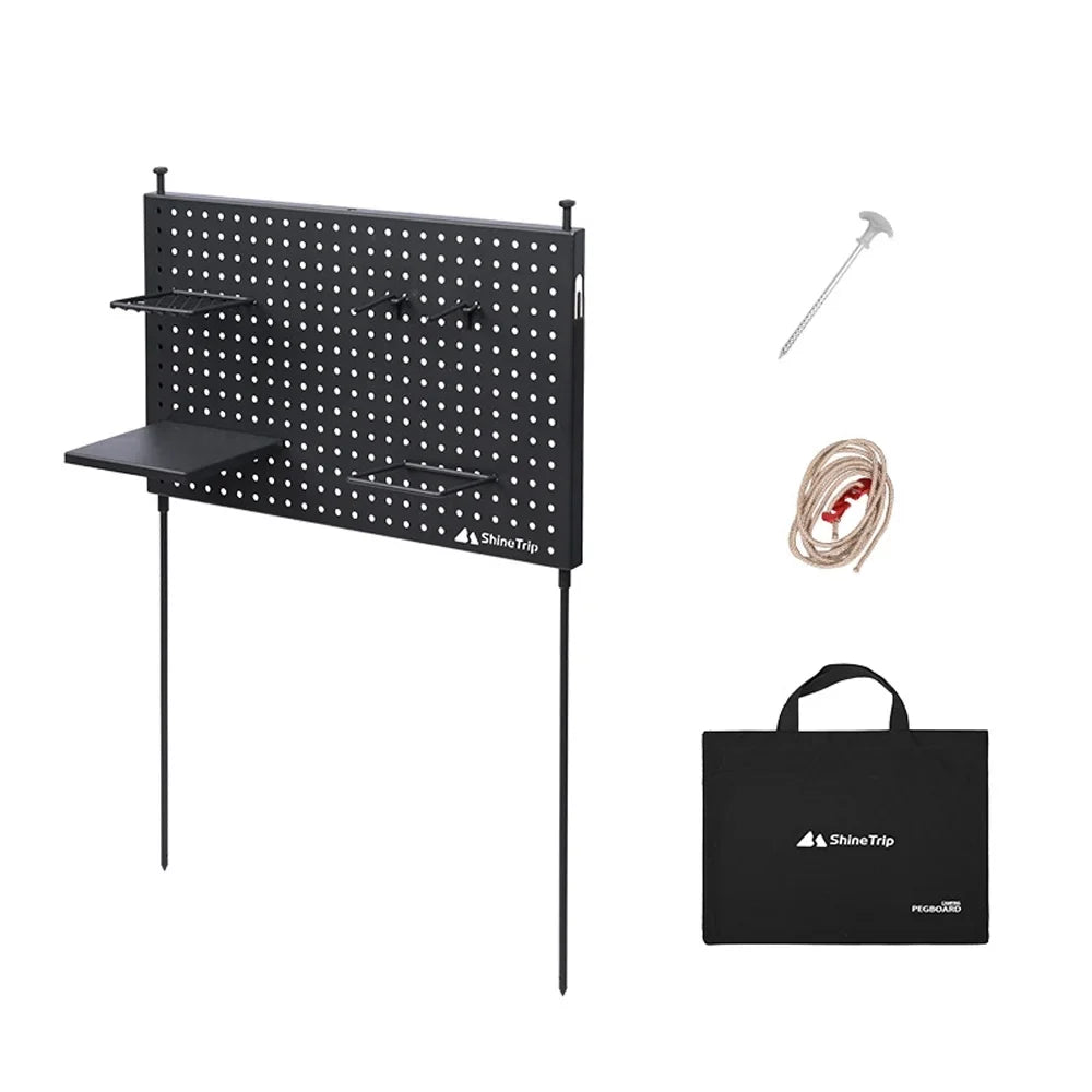 for Rack, Board Multifunctional and Bowls BBQ Portable Radirus Cups Display Camping Shelf Hole Storage Picnic