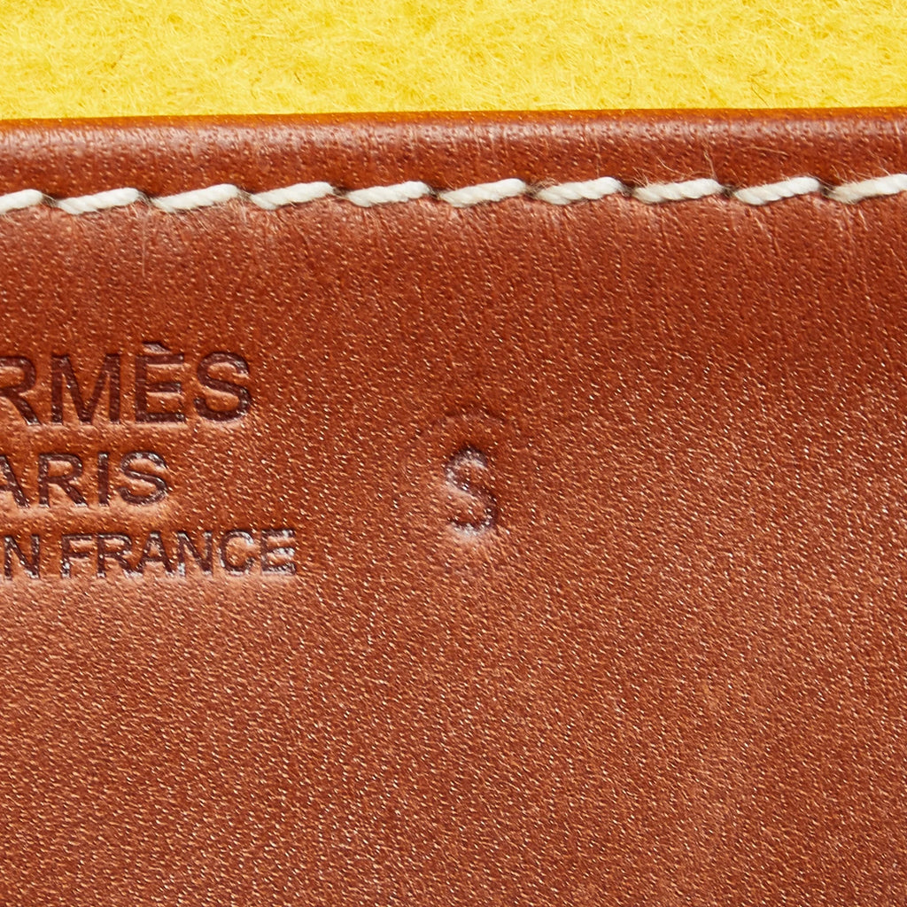 Cabas Tote Unisex Blue Authenticated Fabric (Good) Bag Pre-Owned Wool Camail Hermès