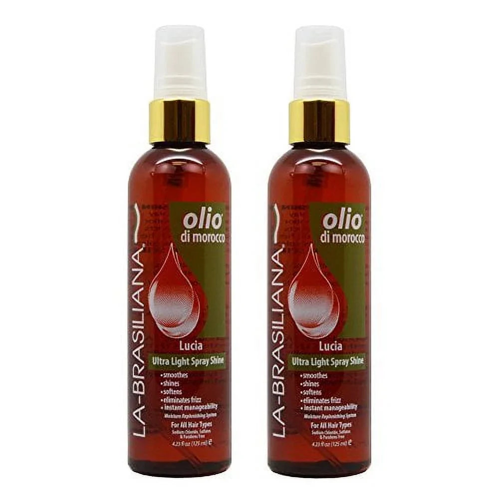 Di Lucia Spray "Pack Morocco Shine Light Ultra La-Brasiliana of Olio 4.23oz 2"
