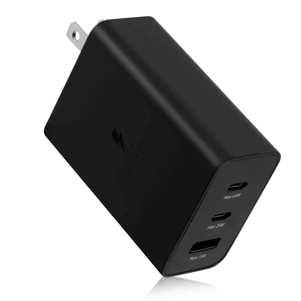 Pro Charging 3 Phones 10 NFC/Note X Infinix - 10 Charger 10i/Note & Zero Pixel Ports iPhone, Dual USB Laptops, for Fast with X/Zero - Neo/Hot Pro High-Speed 65W USB-C Galaxy, Travel