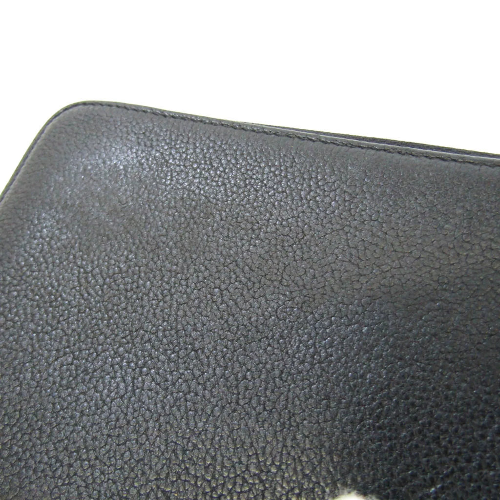 Pre-Owned (bi-fold) M60146 Veau Cachemire Long Comet Noir Portefeuille Wallet (Good) Leather Women's