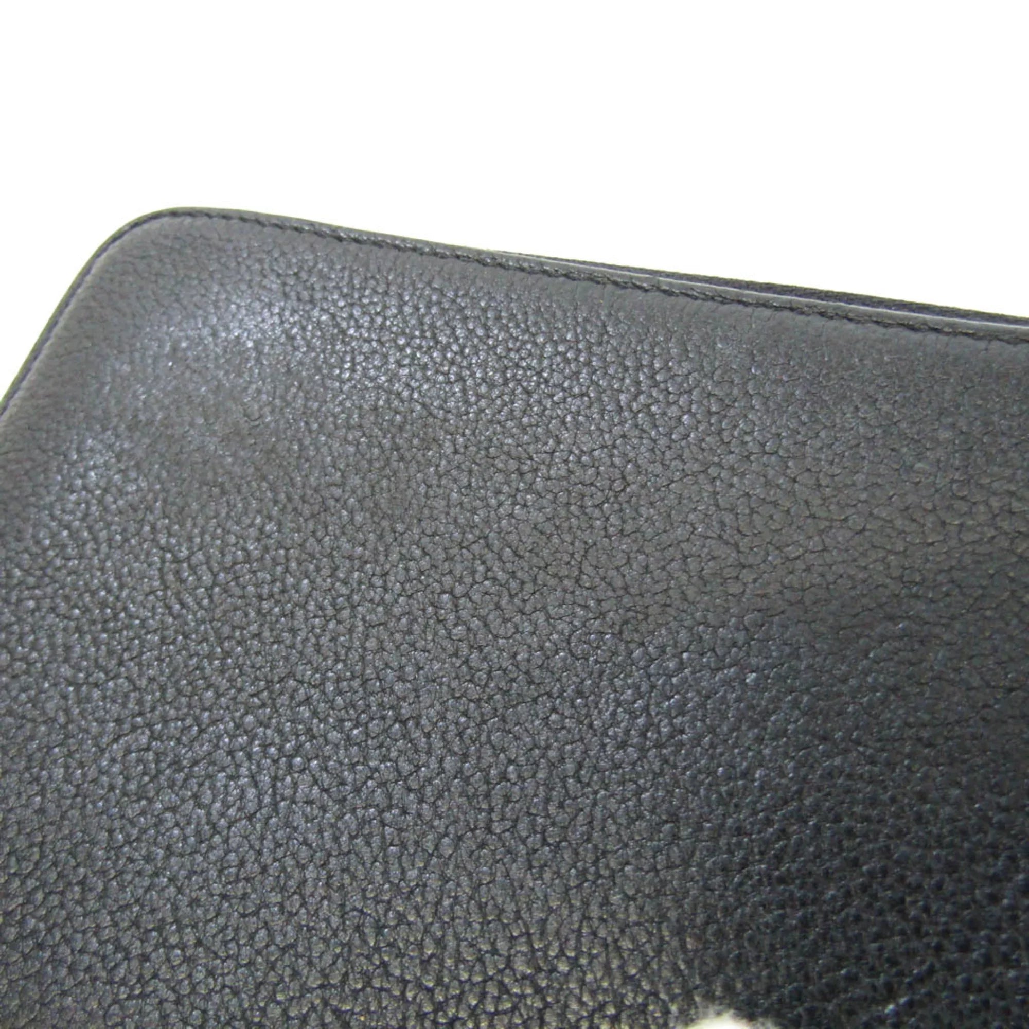 Pre-Owned (bi-fold) M60146 Veau Cachemire Long Comet Noir Portefeuille Wallet (Good) Leather Women's