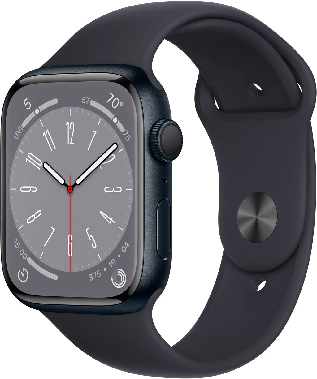 (Refurbished) 8 45MM Only GPS Midnight Restored Case Midnight Band Watch Series Aluminum