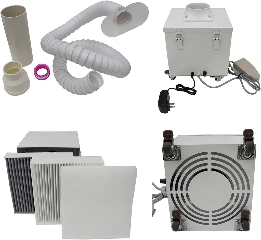 Purifier Welding Smoke Switch Smoke Welding Purifier 12V Dry Portable Fume Foot with Extractor