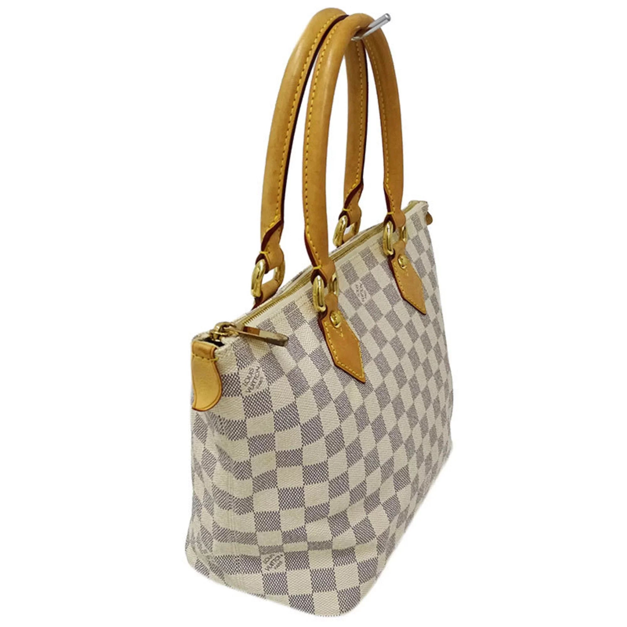Used Azul Bag Gray Handbag White Damier Saleya Ladies N51186 Tote Authenticated PM