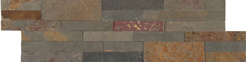 and sq. in. Stick 22 Wall / Slate in. Tile x Gold (13.80 Rush ft. Natural Peel Veneer MSI case) 6