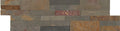 and sq. in. Stick 22 Wall / Slate in. Tile x Gold (13.80 Rush ft. Natural Peel Veneer MSI case) 6