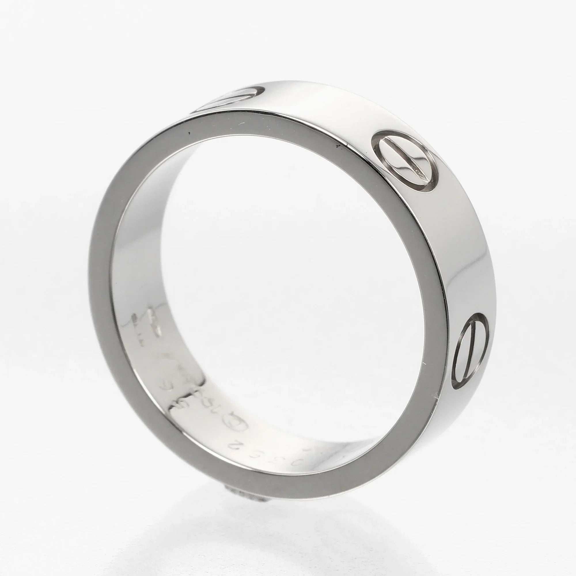 No. Gold Love (Good) Ring CARTIER Approx. 15 I122924022 Pre-Owned Cartier White WG 7.9g K18