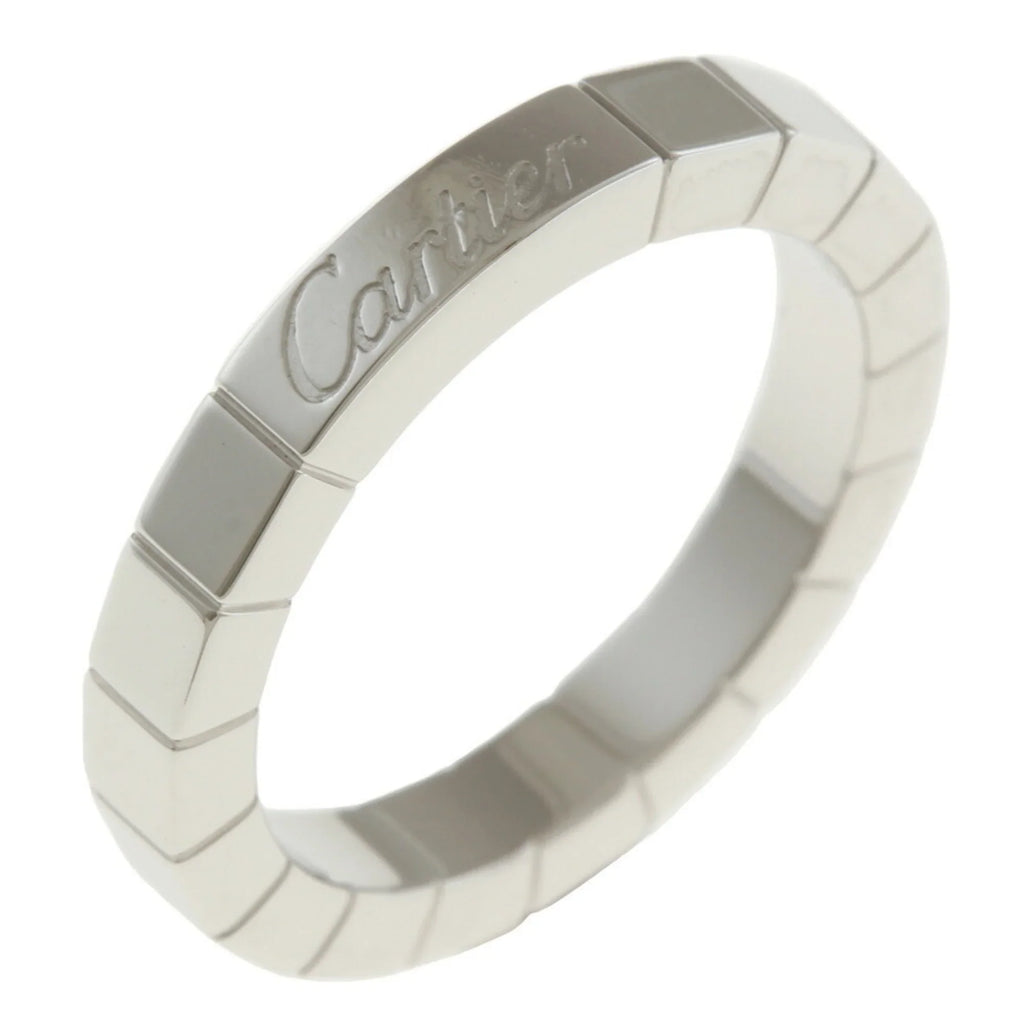 White Pre-Owned Ring Raniere CARTIER No. Women's 8 18K (Good) K18 Gold Cartier