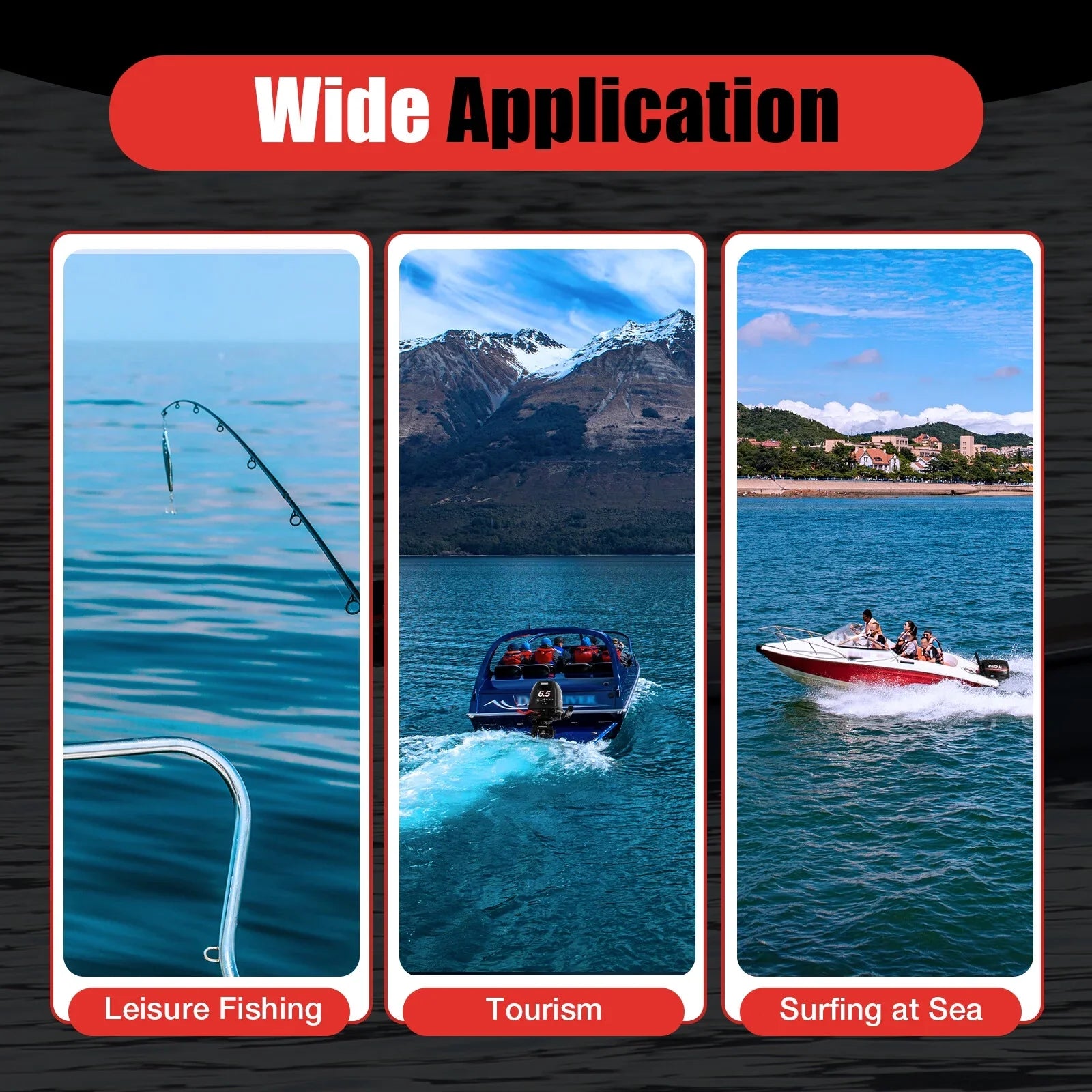 System Duty 6000r/min 123CC Engine Motor Boat & Single Cylinder Anqidi Cooling Max CDI liquid Tiller 4 6.5HP Outboard Stroke Ignition Control with Heavy