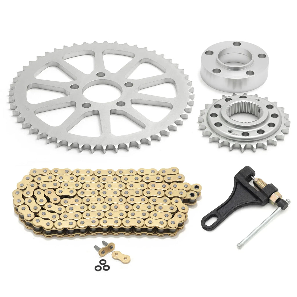 Kit FXD Harley Dyna Chain for Wide Conversion Drive Glide FXDWG Sprocket