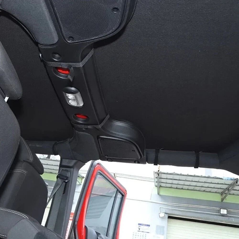 Premium Sunshade Top - Easy JLLOM Jeep Protection Leather 07-18 Install, Sun Wrangler JK JKU Maximum