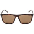 Carrera CARRERA 8032/S Bronze Men's Rectangular 0086/SP 57 Sunglasses Polarized