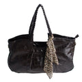 Bag Handle Beauty] scarf Bag [Charm Leatherette w/A Coffee Double Satchel Shoulder Handbag