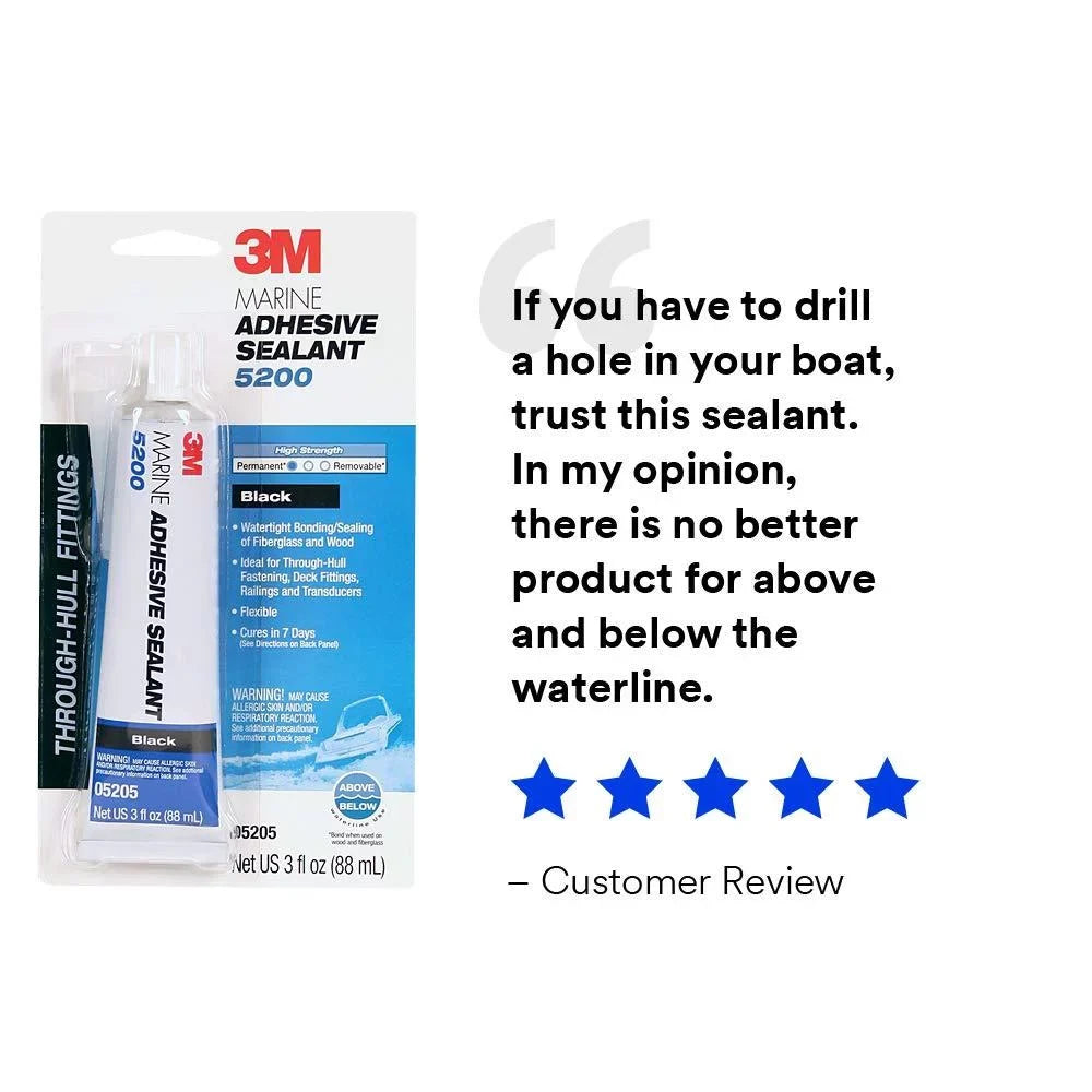 adhesive oz 5200 3 3m black, marine sealant,