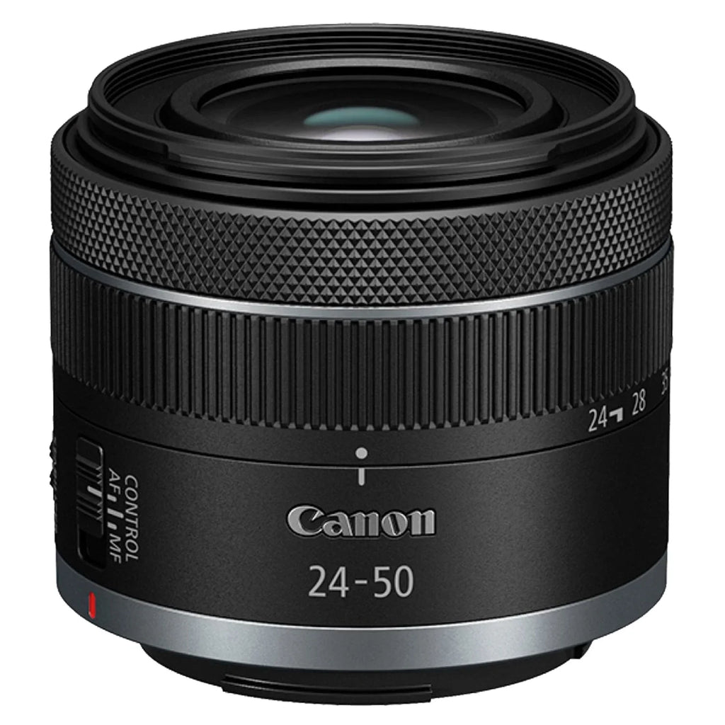 Flash Canon LED + + ZeeTech 24-50mm R8 EOS Camera with Accessory SanDisk + Case Lens Mirrorless 32GB Bundle RF Card + Memory