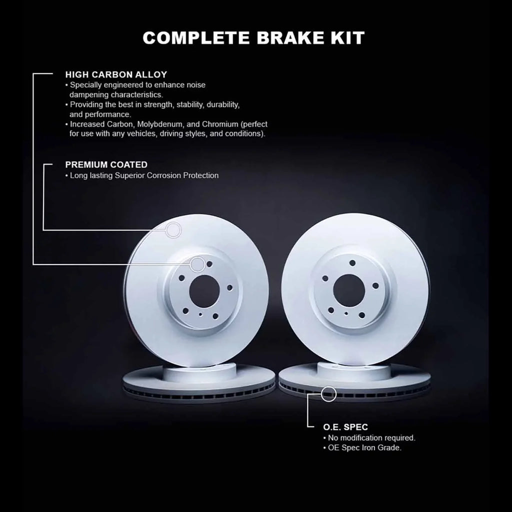 RENEGADE Coated Carbon select: Brake COMPASS, JEEP 42021 Fits R1 2015-2022 JEEP R1 Rotor Concepts Wdpn2 2017-2022 Concepts
