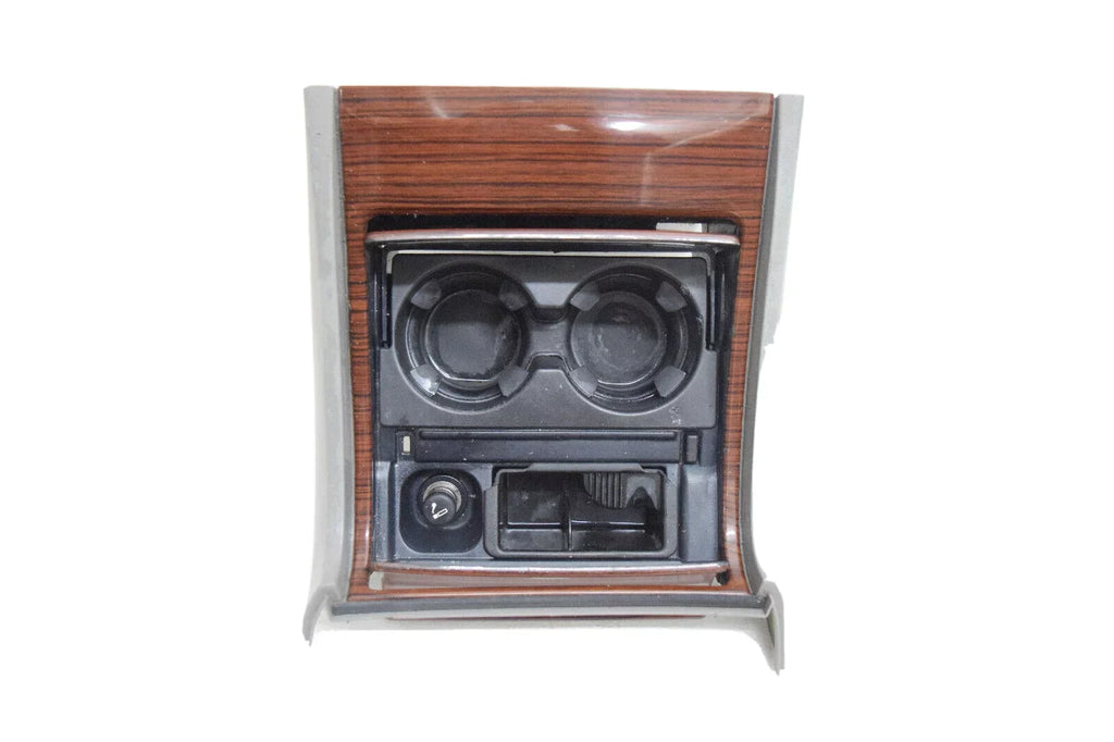 Woodgrain 06 Holder + Center With 03 Compatible Escalade Cup Console 05 Gray 04 Cadillac