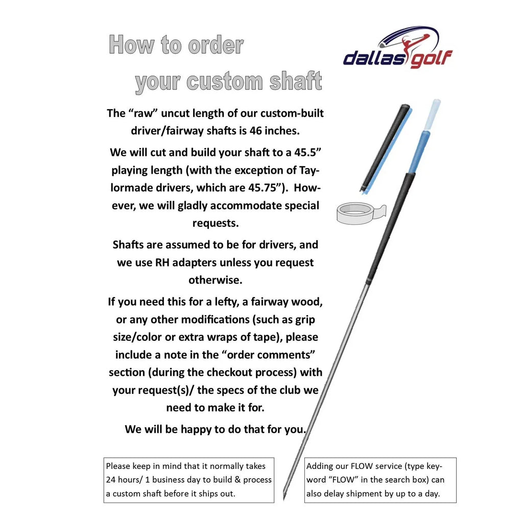 ProLaunch F6+ 65 Grafalloy + F7+ / Shaft + Tip R-Flex Grip Blue Cobra