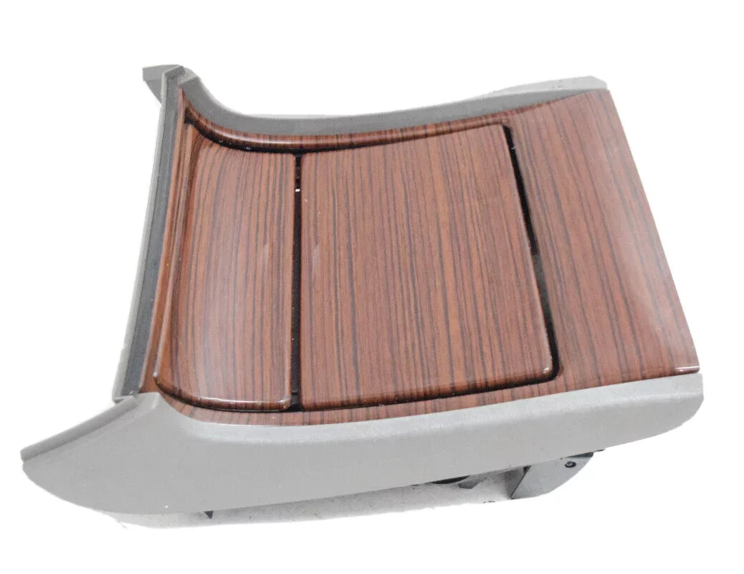 Woodgrain 06 Holder + Center With 03 Compatible Escalade Cup Console 05 Gray 04 Cadillac
