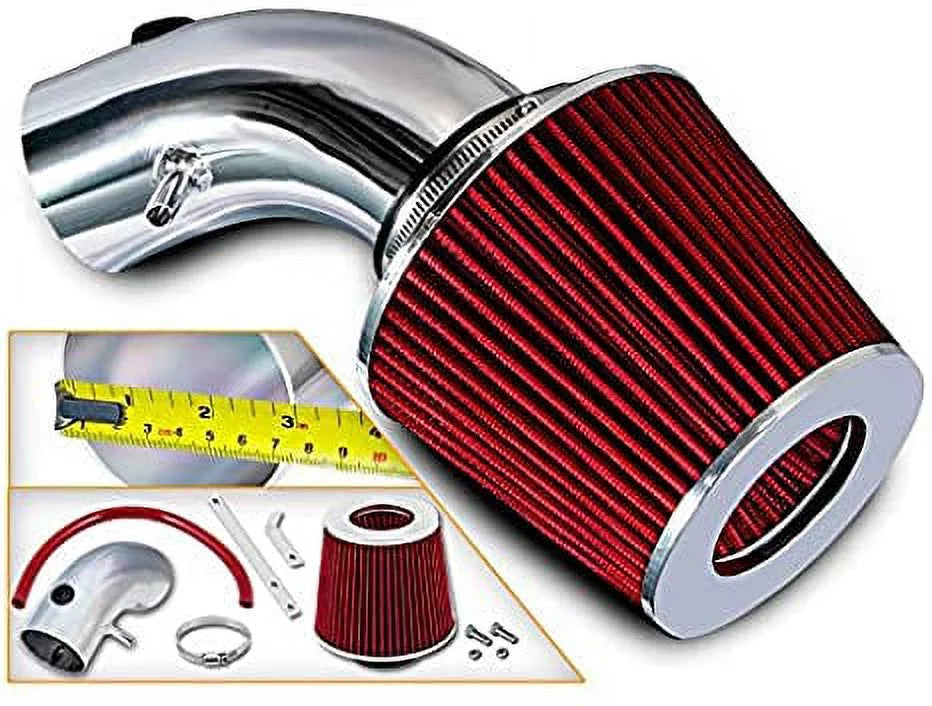 Avenger Intake Combo L4 Rtunes 2.4L Sebring Air 07-10 Dodge Kit For / Chrysler RED Short + Racing 08-10 Filter Ram