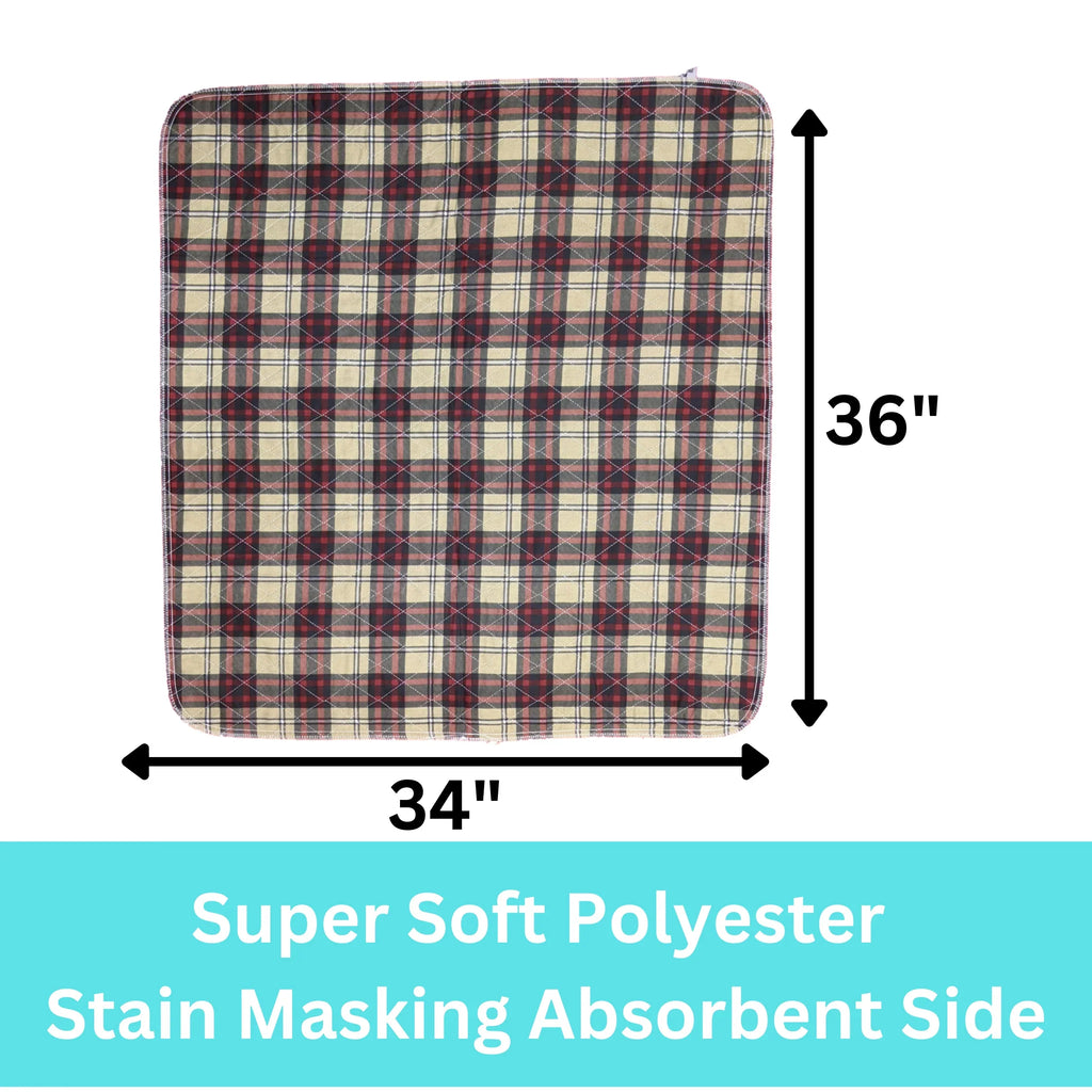 Pad Incontinence Bed Underpad Protection - Washable Pack Urinary x 4 36 Absorbent 34