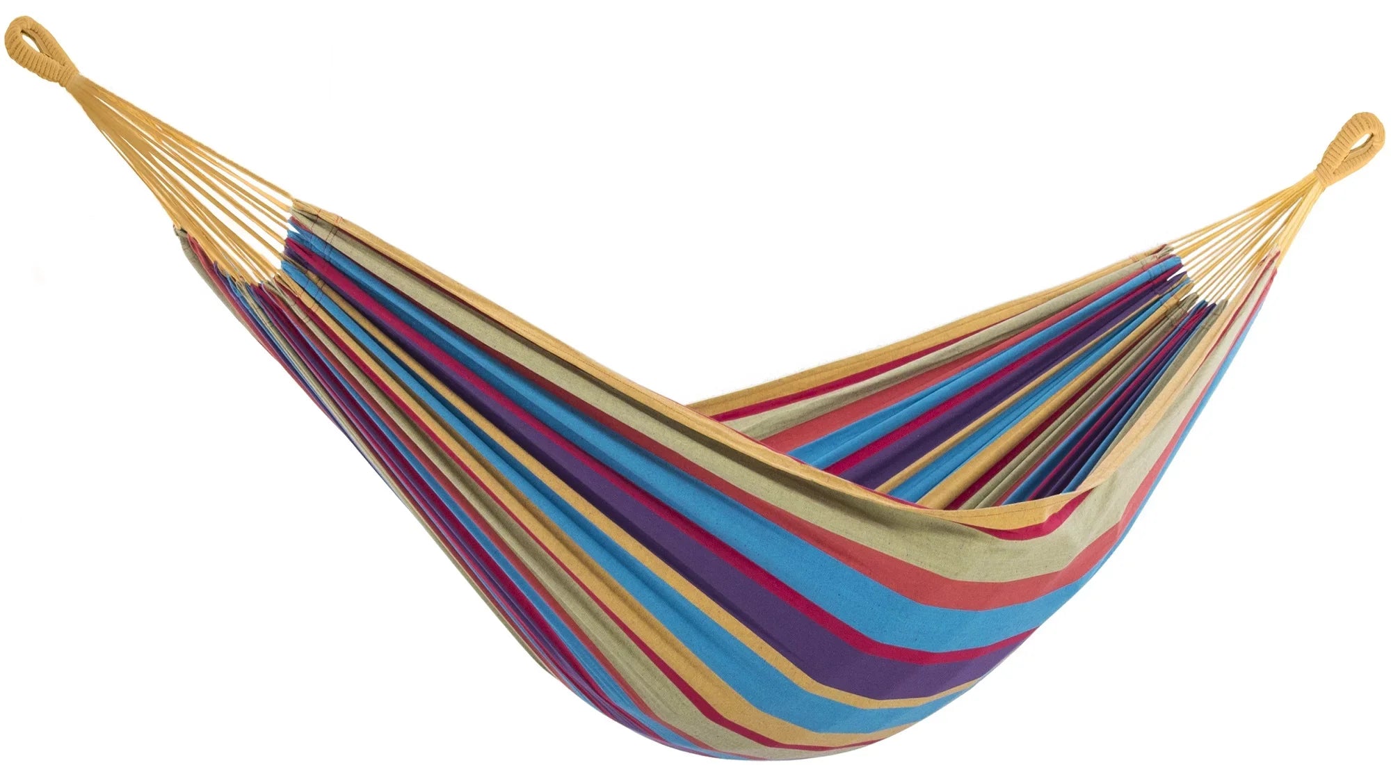 Yellow Hammock Person The Brazilian 144” Hamptons Purple Collection Striped design and Two