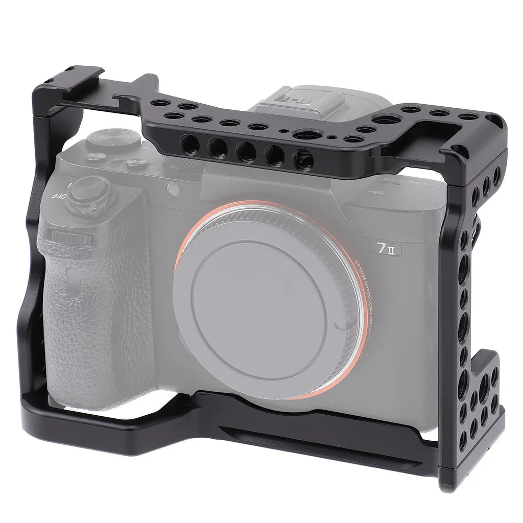 Mirrorless Cold with Mount Holes & Alloy Cage A7M3 14 Cage for Andoer Replacement A9 Video Screw Inch Aluminum 38 Shoe Inch A7R3