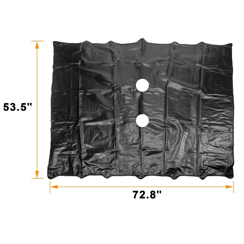 Premium Sunshade Top - Easy JLLOM Jeep Protection Leather 07-18 Install, Sun Wrangler JK JKU Maximum